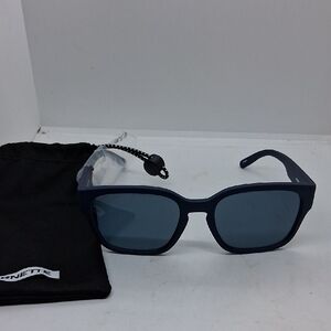 NWT Arnette Hamie Blue Square Sunglasses Unisex